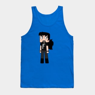 F Alphabetlore Human Fan Kids Tank Top